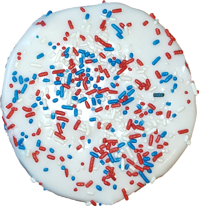 Patriotic Sprinkle Cookie